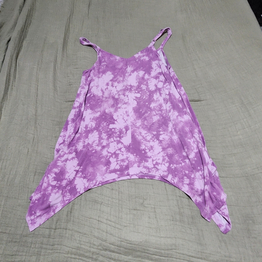 Torrid Purple Tie-Dye Tank Top - Picture 2 of 4